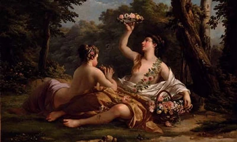 La corona di fiori - attribuito